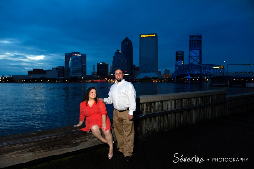 Downtown Jacksonville Engagement Photography