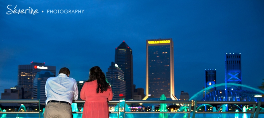 Downtown Jacksonville Engagement Photography